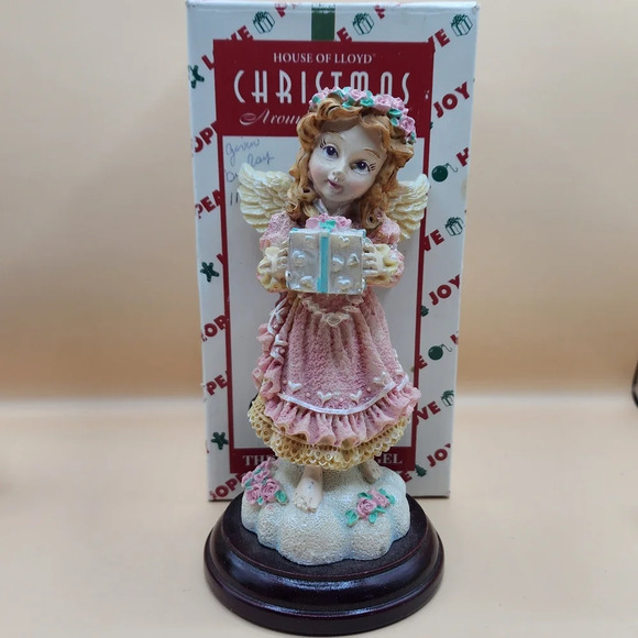 1996 House Of Lloyd Christmas Around The World The Giving Angel 6 Inch - Picture 1 of 7